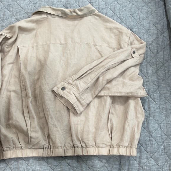 Tan / Camo Jacket. Anthropologie XL. - Picture 4 of 4